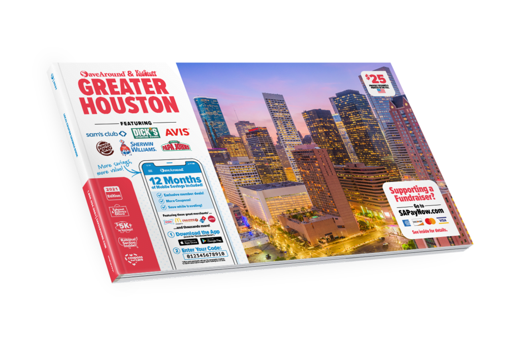 Greater Houston SaveAround Coupon Book