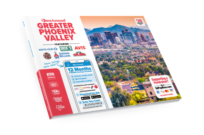 Greater Phoenix Valley Save Around Coupon Books Fundraiser Better