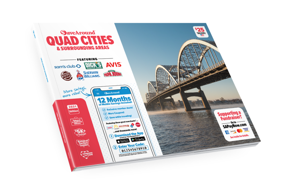 Quad Cities SaveAround Coupon Book